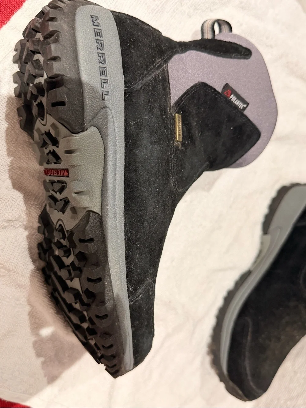 Merrell Black and Gray Women's Waterproof Winter insulayed  Boots